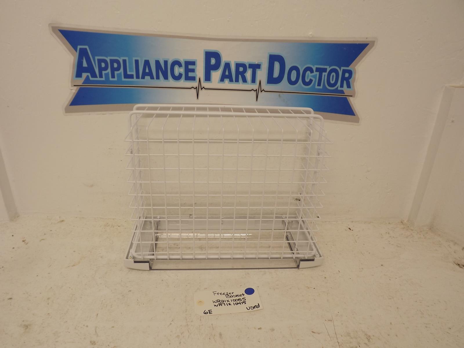 GE Refrigerator WR21X10055 WR71X10415 Freezer Basket Used GE Refrigerator WR21X10055 WR71X10415 Freezer Basket Used